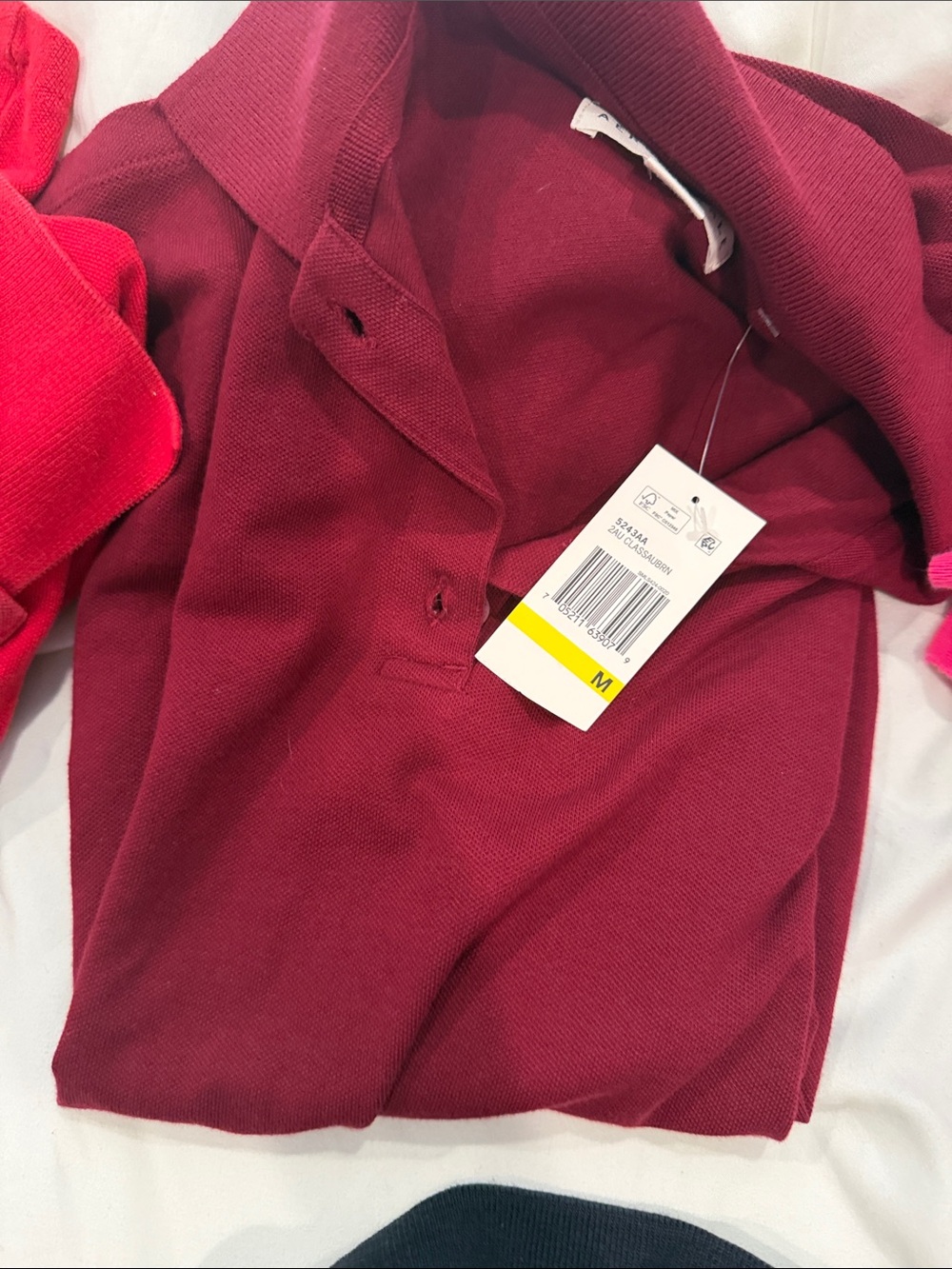 Aeropostale Polo Shirt Lot in Red, Pink, Burgundy, Navy & Black - Picture 9 of 10